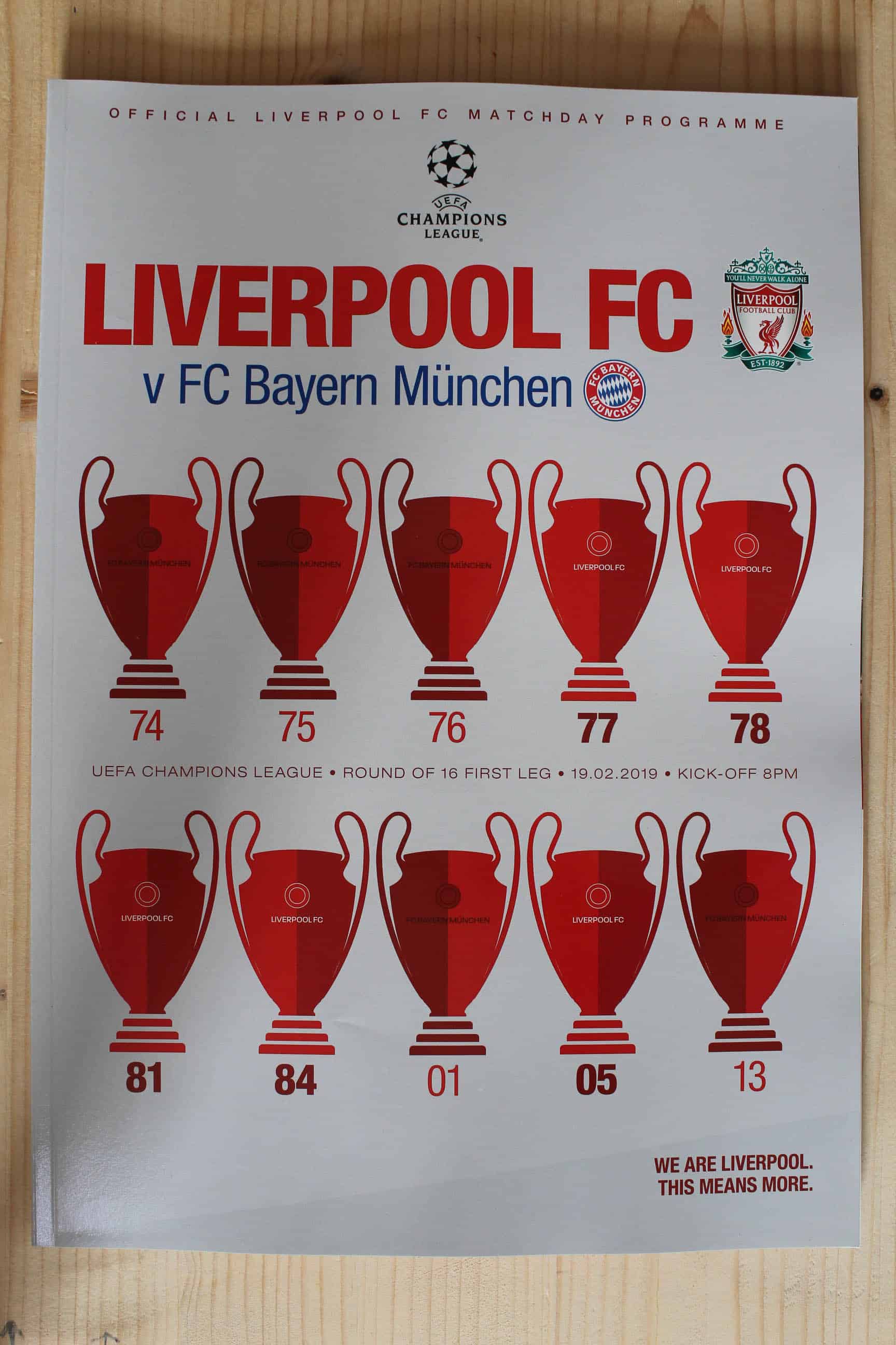 Liverpool FC v Bayern Munich/Munchen